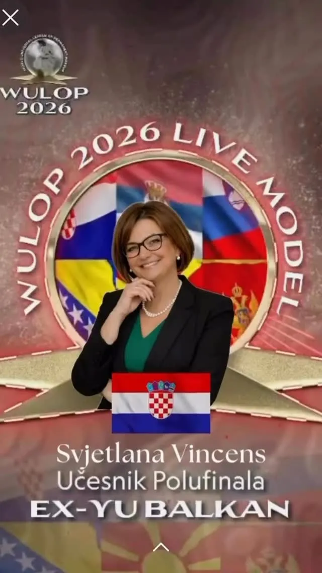 Svjetlana Vincens, sudionica polufinala WULOP 2026 za regiju EX-YU Balkan